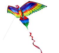Dynamic Wing Kites, Kids Kites, Air Flying Wing Kitess, Shaped Rotating Flapping Wings Kite for Kids, Fishing Rod Kite Long Tail, for Beach Flying Vacation Backyard Family Activity