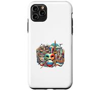 Dynamic World Culture Design with Iconic Symbols - S34 Case for iPhone 11 Pro Max