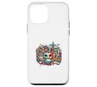Dynamic World Culture Design with Iconic Symbols - S34 Case for iPhone 12 mini