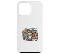 Dynamic World Culture Design with Iconic Symbols - S34 Case for iPhone 13 Pro Max