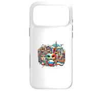 Dynamic World Culture Design with Iconic Symbols - S34 Case for iPhone 17 Pro Max