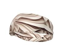 Dynamic Wrinkles Unique Customized Headbands for Men and Women - Stylish Sweat Bands for Running, Workout, and Sports - Moisture Wicking and Stretchable