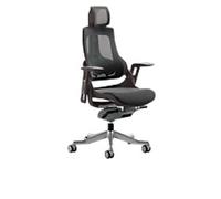 dynamic Zure Executive Chair Synchro Tilt Mesh Fabric Height-Adjustable Armrest Black, Charcoal 135 kg Zure 690 x 700 x 1,225 mm