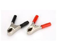 Dynamite Alligator Clips 4mm Bullet Jack Connectors Pack of 2 O-DYN5016