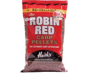 Dynamite Baits 8mm Robin Red Pre Drilled Pellets 900g the original Haith’s ®
