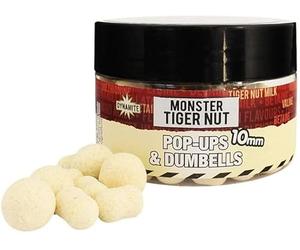 Dynamite Baits Bouillettes Fluo White Pop-Ups & Dumbells Monster Tigernut - 42g - D.10mm - ADY040326