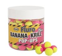 Dynamite Baits Bouillettes Pop-Ups Fluo Two Tone Krill & Banana - 78g - D.15mm - ADY040605