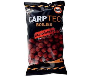 Dynamite Baits CarpTec S / L 20 mm, 1 Kg Boilies Carp Baits, Strawberry