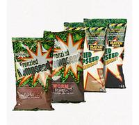 Dynamite Frenzied Hemp Dark Worm GRndbait 900g, Grey, One Size