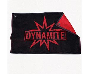Dynamite Baits LARGE BLACK HAND TOWEL WITH BELT RING - CARP MATCH FISHING