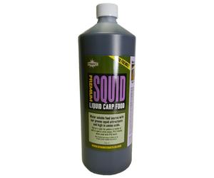 Dynamite Baits Liquid Carp Food 1ltr Premium Squid - Carp Coarse Fishing Bait