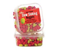 DYNAMITE BAITS SUPER FISHMEAL SLOW SINKING / POP UP NUGGET PELLETS (Slow Sinking - Red / Yellow)