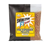 Dynamite Baits Swim Stim F1 Sweet 6mm Expander Pellets 300g | F1 Match Hookbaits with Feeding Triggers | Soak or Pump | Hookable Spongy, Robust Texture | Food Quality Fishmeals and Koi Technology