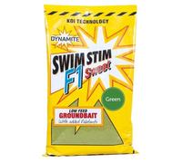 Dynamite Baits Swim Stim F1 Sweet Groundbait, Green, Low Feed with Added Palatants, 800g