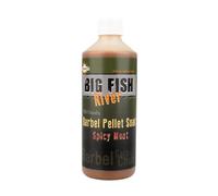 Dynamite Big Fish River Barbel Pellet Soak Spicy Meat 500ml DY1377