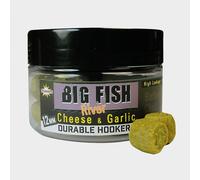 Dynamite Big Fish River Durable Hookers in Cheese and Garlic (12mm), Yellow One Size