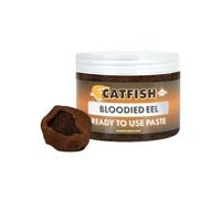 Dynamite Catfish Bloodied Eel Ready To Use Paste, Catfish Hookbait, Mould Around Hookbait, Resealable tub, Pungent Eel Flavour.