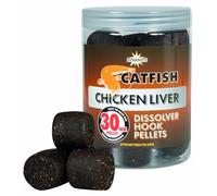 Dynamite Catfish Chicken Liver Dissolver Hook Pellets 30mm, Hair Rig, Hookable Texture, Fast Dissolve, Very Attractive Chicken Liver flavour, Code DY861.