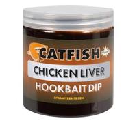 Dynamite Catfish Chicken Liver Hookbait Dip 270ml, Attractive Chicken Liver Flavour, Bait Booster, Clings to Hookbaits, Sealable Tub.