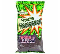 Dynamite Frenzied Hemp Dark Worm GRndbait 900g, Grey, One Size