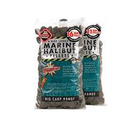 Dynamite Marine Halibut Pellets Pre-Drilled 21mm 350g, Brown, One Size