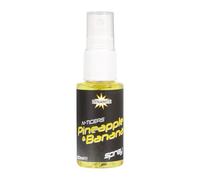 Dynamite N-Ticers Pineapple & Banana Spray 30ml x2 Bottles, Atomiser Top, Concentrated Flavour, Adds Extra Attraction to Hookbaits.