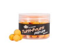 Dynamite N-Ticers Tutti-Frutti Pop-Ups 15mm, Super Buoyant Hi-Vis Pop-ups, Highly Flavoured, Ideal for Ronnie and Chod Rigs, Long Term Attractor Release.