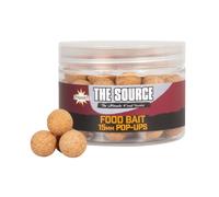 Dynamite The Source Food Bait Pop-Ups 15mm, Super Buoyant Boilies, Resilient Hook Bait.