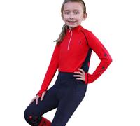 DynaMizs Ecliptic Horse Riding Tights Hy Red 15-16 Years