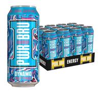 - Dynamo Fruit Punch 12 Pack Big Can Energy Drink with High Caffeine, Taurine and Vitamins - 12 x 500ml Cans