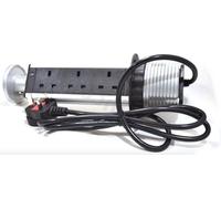 Dynamode 3-Way UK Sockets Table Pop-Up PDU Multifunction Pop Up Power Pod PDU - 3x UK Sockets