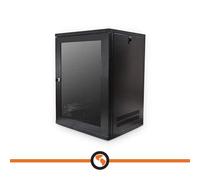 DYNAMODE DYNA-CAB-W15U-EL450 LMS DATA EcoNetCab 15u 19-Inch Deep Black Wall Mounting Network Cabinet