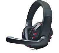 Dynamode USB Headset with Microphone - Wired Headphones for Computer, Laptop, Gaming, Office,Work - DYNA-MX878 Red/Black Adjustable Sound Cancelling Headphones for Skype, Chat, Calls, Streaming