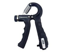 Dynamometer, 5-60kg Adjustable Hand Grips Strengthening Dynamometer Shake Hands Refers To The Forearm Muscle Training(Nero)