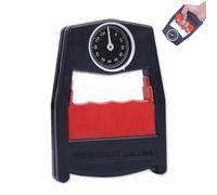 Dynamometer for Grip Strength, Grip Strength Tester, Hand Dynamometer, Portable Hand Grip Dynamometer, Hand Grip Strengthener Exerciser, Effective Grip and Arm Strength Tester for Training (Red)