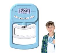 dynamometer gripping force, grip strength tester portable battery powered handle tester humanized training gauge comfortable grip high precision for gar