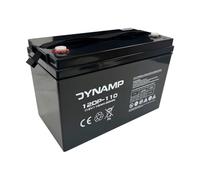 Dynamp 12DP-110 Deep Cycle AGM Battery 12V 110Ah - 328 × 172 × 222 mm, VRLA Maintenance Free Battery for Caravan, Motorhome, Marine, Solar & Backup Power