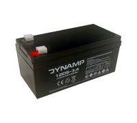 Dynamp 12DS-3.4 12V 3.4Ah Sealed Lead Acid VRLA AGM Battery - High-Performance Rechargeable Power for UPS Units, Medical Equipment, Alarm Systems & Mobility Devices, 134mm x 67mm x 60mm