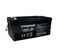 Dynamp 12V AGM Deep Cycle Battery for Energy Storage and Cyclic Use, 185Ah, 12DP-180 - F12 M8 Terminals