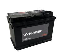 Dynamp DA70 AGM Start-Stop Car Battery 12V 70Ah 760CCA - Type 096, 278 × 175 × 190 mm, High Performance AGM Automotive Battery