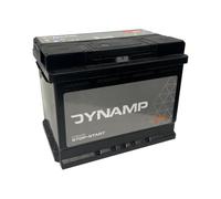 Dynamp DB60 EFB 027 Car Battery 12V 60Ah 540A CCA - Enhanced Flooded Battery for Start-Stop Vehicles, Maintenance-Free, 242x175x190mm