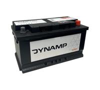 Dynamp DF801 Car Battery, 12V 80Ah, 680 CCA, Standard Wet Battery, 315 x 175 x 190mm