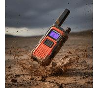 Dynascan Rugged PMR446 Radio IP67 A robust PMR446 radio for professional use, featuring IP67 protection, long battery life and functions such as SOS,