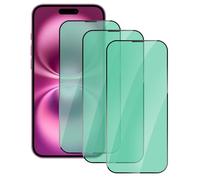 DYNASCO 3 Pack Anti-Blue Light Screen Protector for iPhone 16 Plus, Green Light Eye Protection 9H Tempered Glas Film for iPhone 16 Plus 6.7" Anti-Shatter, Anti-Scratch, Blocks Harmful Blue Light