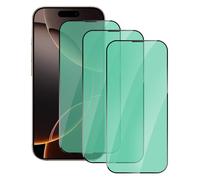 DYNASCO 3 Pack Anti-Blue Light Screen Protector for iPhone 16 Pro, Green Light Eye Protection 9H Tempered Glas Film for iPhone 16 Pro 6.3" Anti-Shatter, Anti-Scratch, Blocks Harmful Blue Light