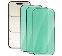 DYNASCO 3 Pack Anti-Blue Light Screen Protector for iPhone Air, Green Light Eye Protection 9H Tempered Glas Film for iPhone Air 6.5" Anti-Shatter, Anti-Scratch, Blocks Harmful Blue Light