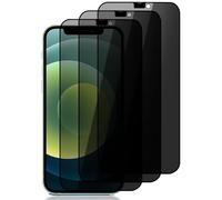 DYNASCO 3 Pack Privacy Screen Protector for iPhone 12, Anti-Spy Full Coverage Tempered Glass Film for iPhone 12 6.1 Inch, Anti-Scratch/Anti-Shatter/High Sensitivity