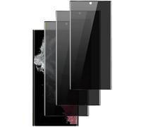 DYNASCO 3 Pack Privacy Screen Protector for Samsung Galaxy S21 Ultra, 9H Hardness Anti-Scratch Anti-Shatter Anti-Spy Tempered Glass Film for Samsung Galaxy S21 Ultra - NO Support Fingerprint Unlock