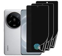 DYNASCO 3 Pack Privacy Screen Protector for Xiaomi 14 Ultra/Xiaomi 14 Pro 6.73", Anti-Spy Soft Flexible TPU Hydrogel Protective Film,Self-Healing, Support Fingerprint Unlock, High Sensitivity