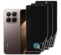 DYNASCO 3 Pack Privacy Screen Protector for Xiaomi 15T / Xiaomi 15T Pro 6.83", Anti-Spy Soft Flexible TPU Hydrogel Protective Film,Self-Healing, Support Fingerprint Unlock, High Sensitivity